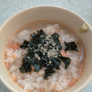 焼き鮭(甘塩)でお茶漬け